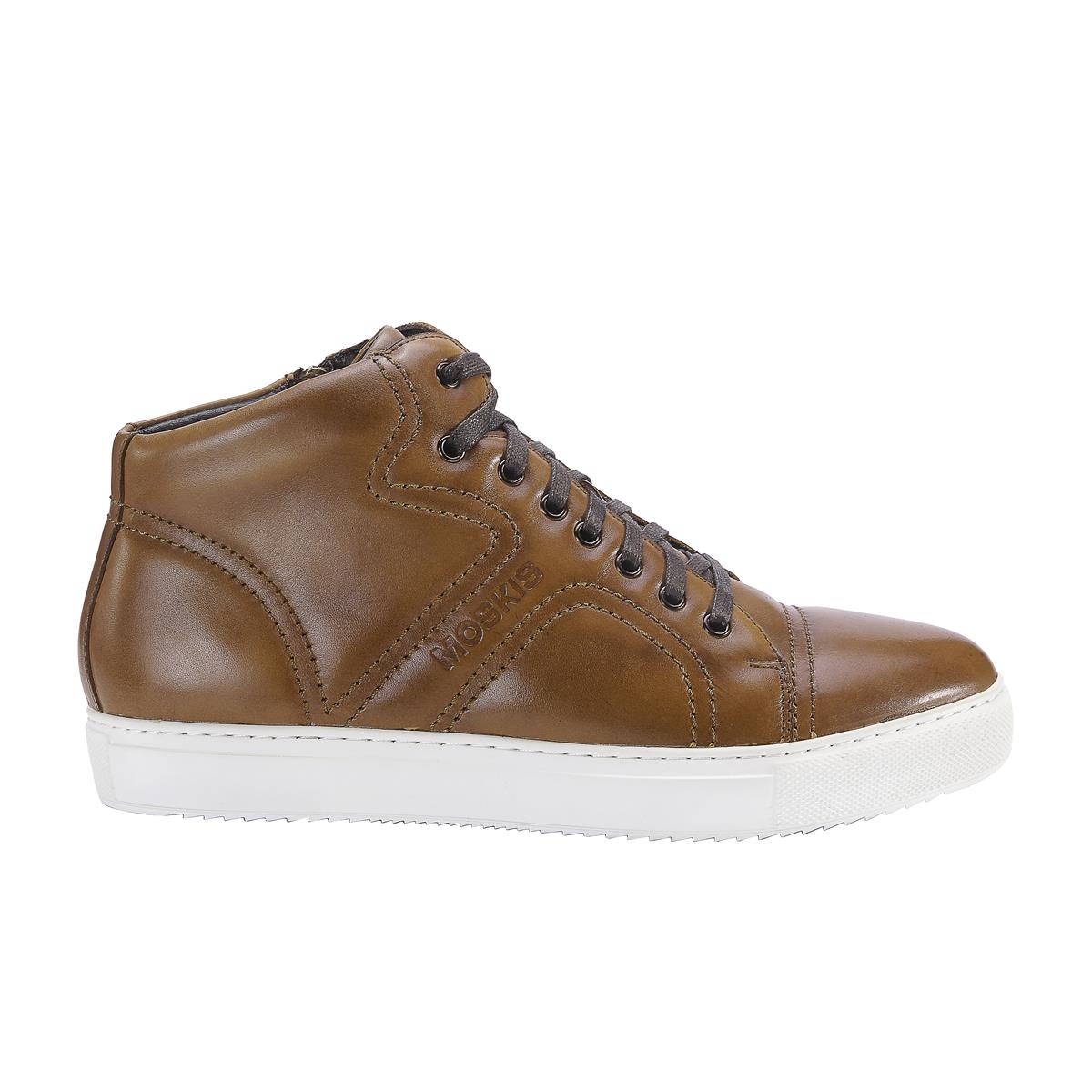 MILANO brown leather sport shoes